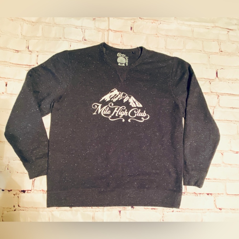 Lucky Brand Black Crewneck Sweater